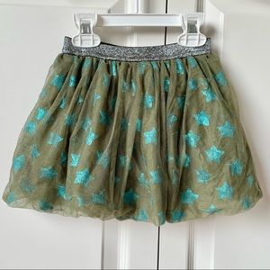 Cat and Jack tutu skirt - star sequin tulle bubble skirt size 3T toddler girls